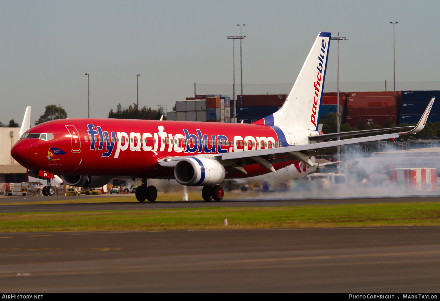 Aircraft Photo of ZK-PBK | Boeing 737-8FE | Pacific Blue Airlines | AirHistory.net #739591