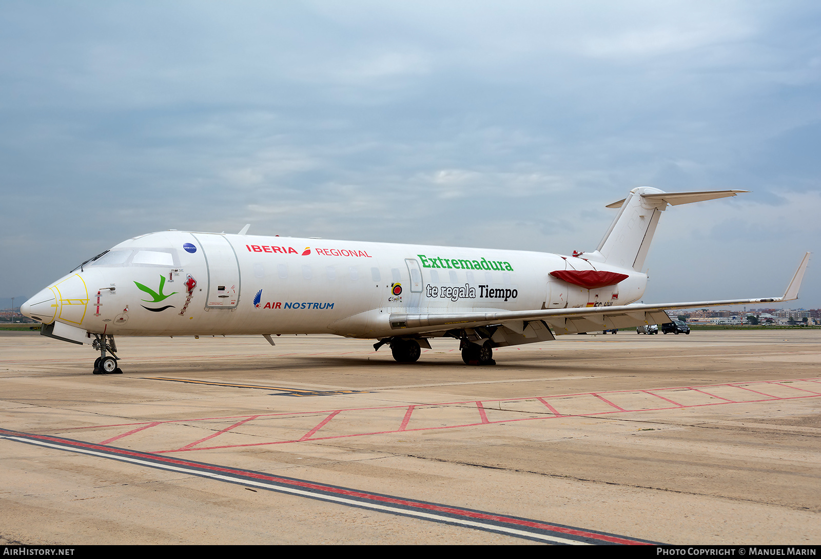 Aircraft Photo of EC-HHI | Bombardier CRJ-200ER (CL-600-2B19) | Iberia Regional | AirHistory.net #739602