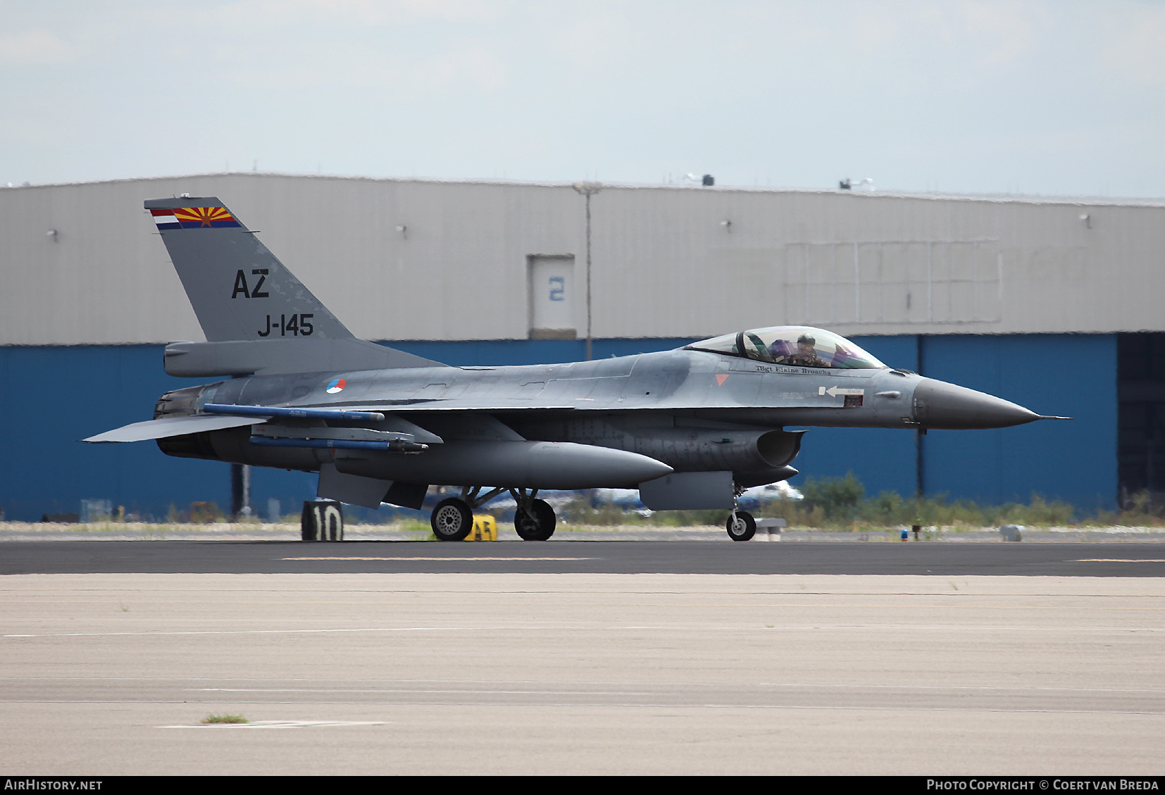 Aircraft Photo of J-145 | General Dynamics F-16AM Fighting Falcon | Netherlands - Air Force | AirHistory.net #739610