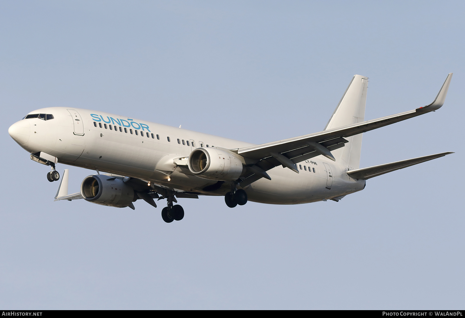 Aircraft Photo of LY-PMI | Boeing 737-800 | Sun d'Or International Airlines | AirHistory.net #739618