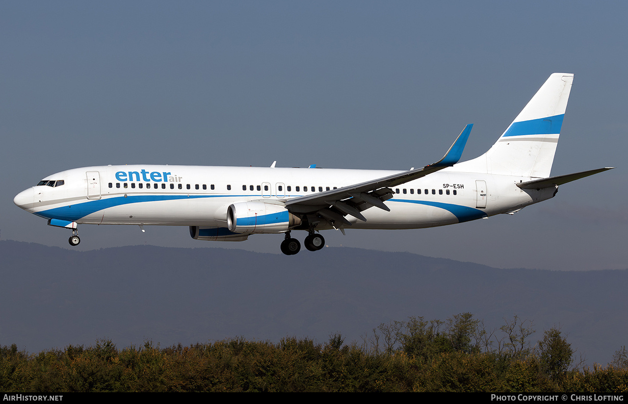 Aircraft Photo of SP-ESH | Boeing 737-81M | Enter Air | AirHistory.net #739622