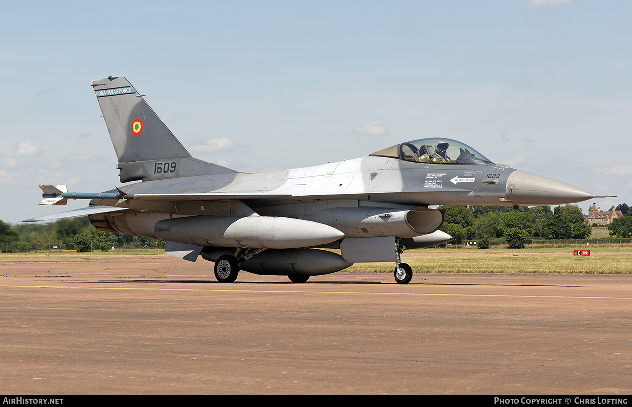 Aircraft Photo of 1609 | General Dynamics F-16AM Fighting Falcon | Romania - Air Force | AirHistory.net #739625