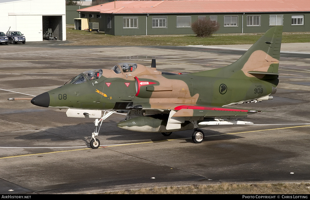 Aircraft Photo of 908 | Douglas TA-4SU Skyhawk | Singapore - Air Force | AirHistory.net #739634