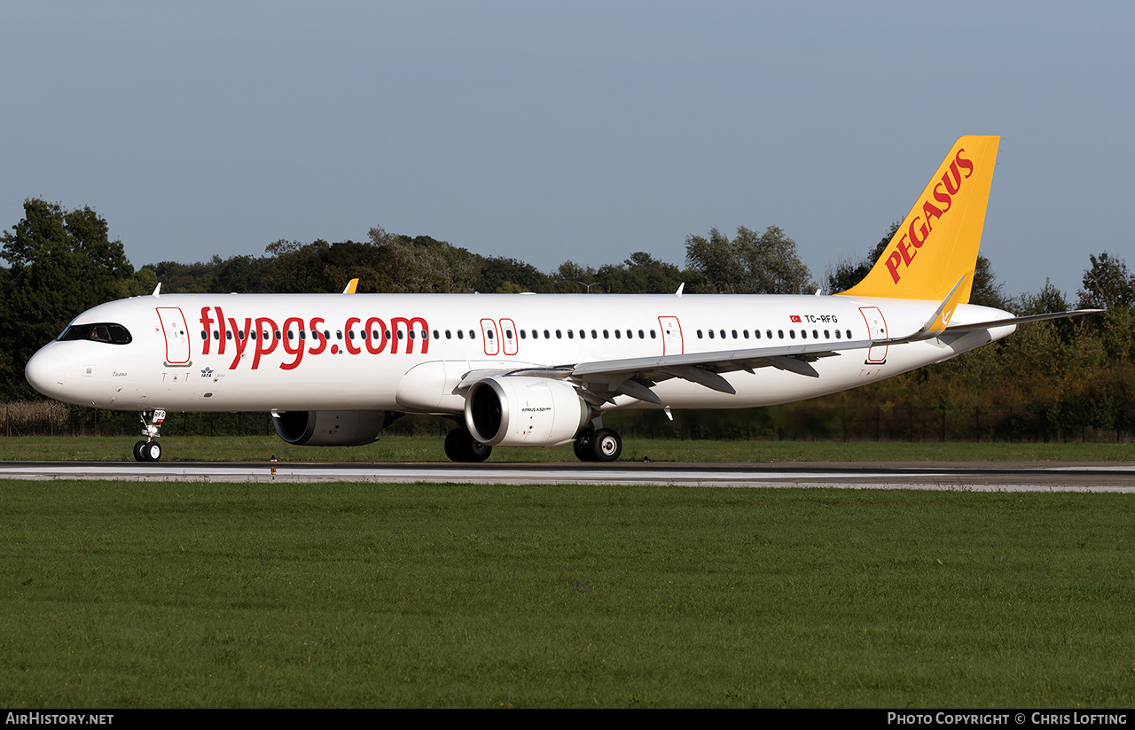 Aircraft Photo of TC-RFG | Airbus A321-251NX | Pegasus Airlines | AirHistory.net #739636