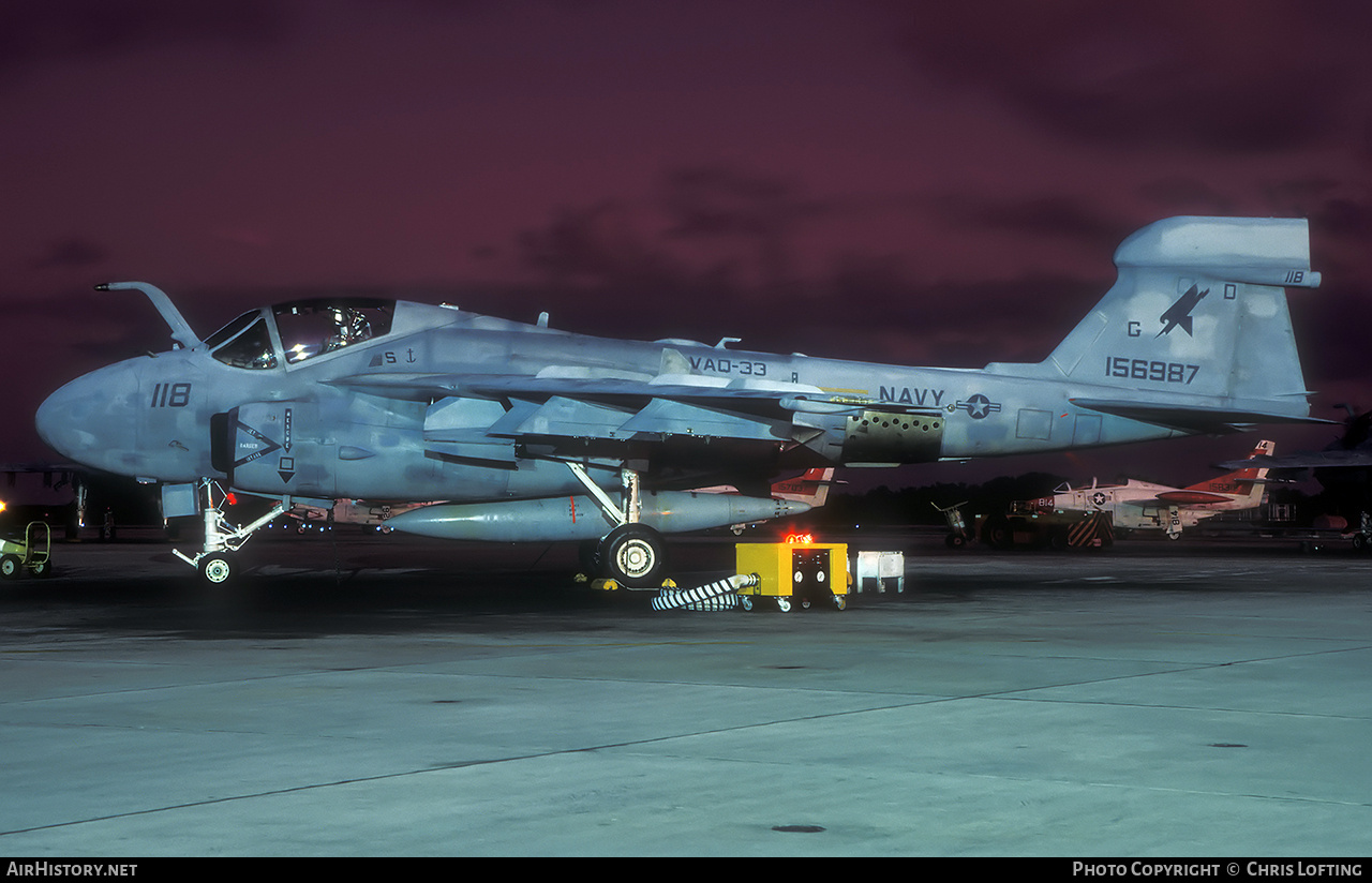 Aircraft Photo of 156987 | Grumman EA-6A Intruder (G-128/A2F-1Q) | USA - Navy | AirHistory.net #739640