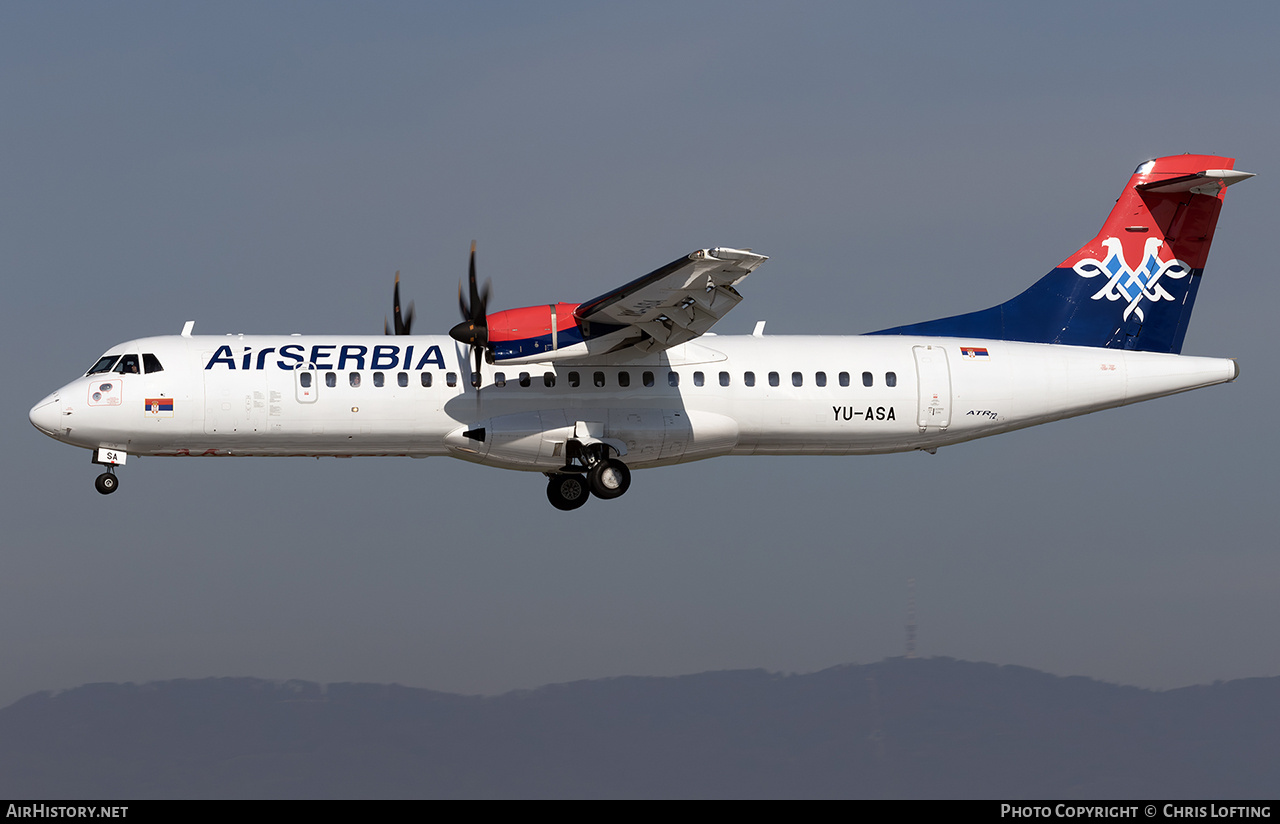 Aircraft Photo of YU-ASA | ATR ATR-72-600 (ATR-72-212A) | Air Serbia | AirHistory.net #739647