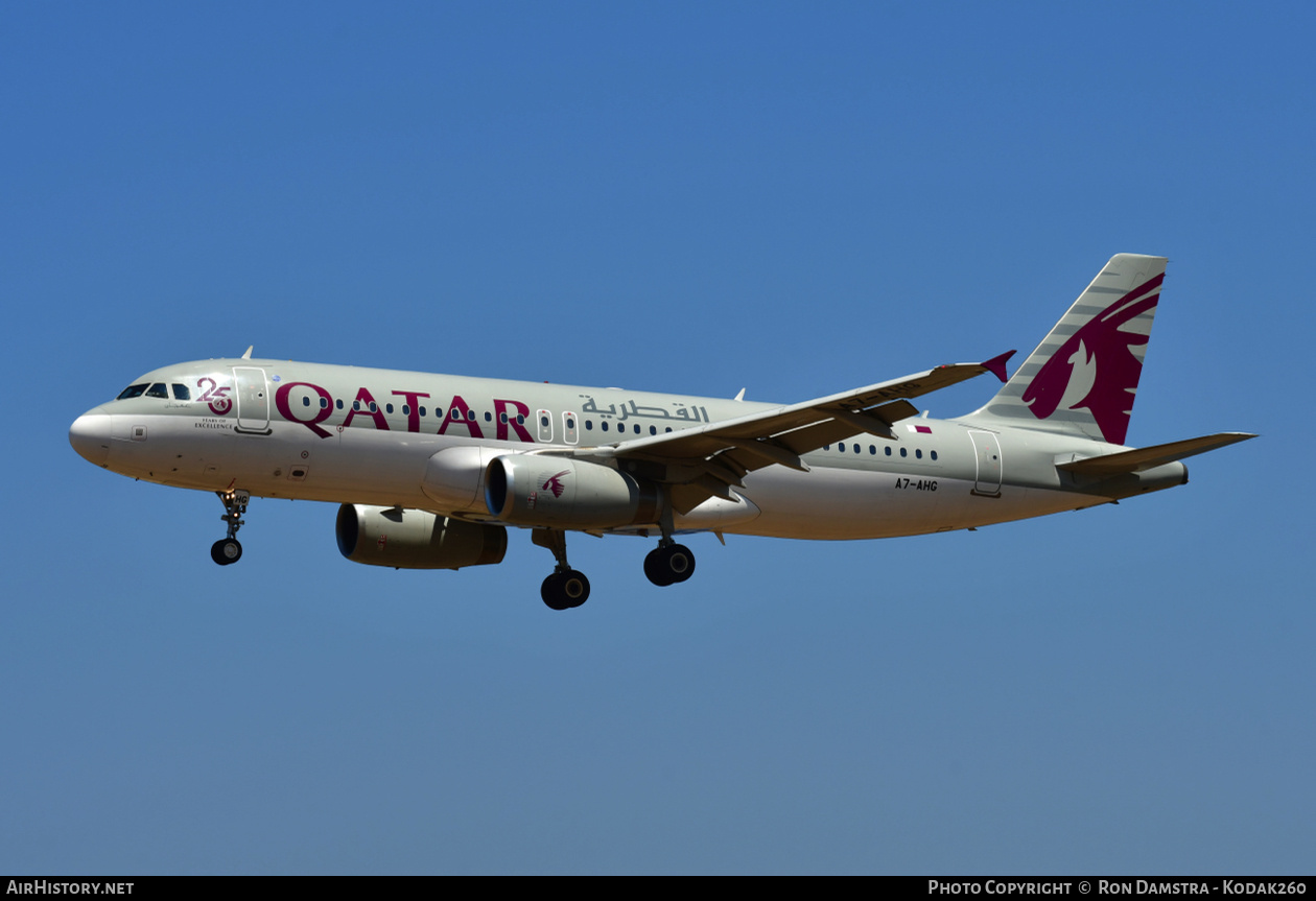Aircraft Photo of A7-AHG | Airbus A320-232 | Qatar Airways | AirHistory.net #739673