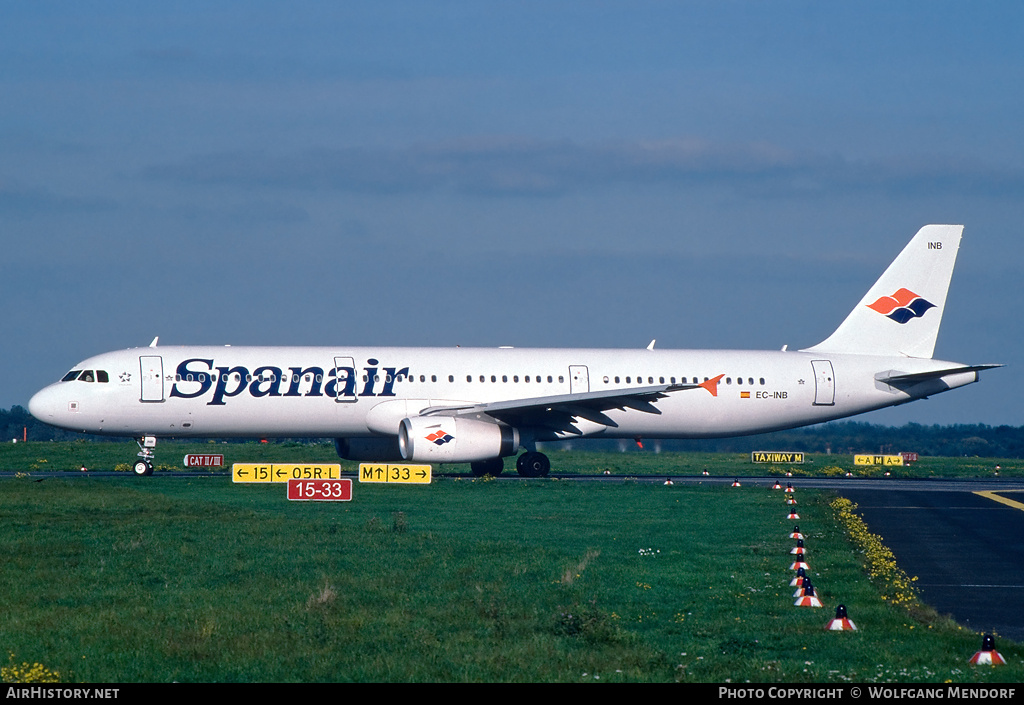 Aircraft Photo of EC-INB | Airbus A321-231 | Spanair | AirHistory.net #739747