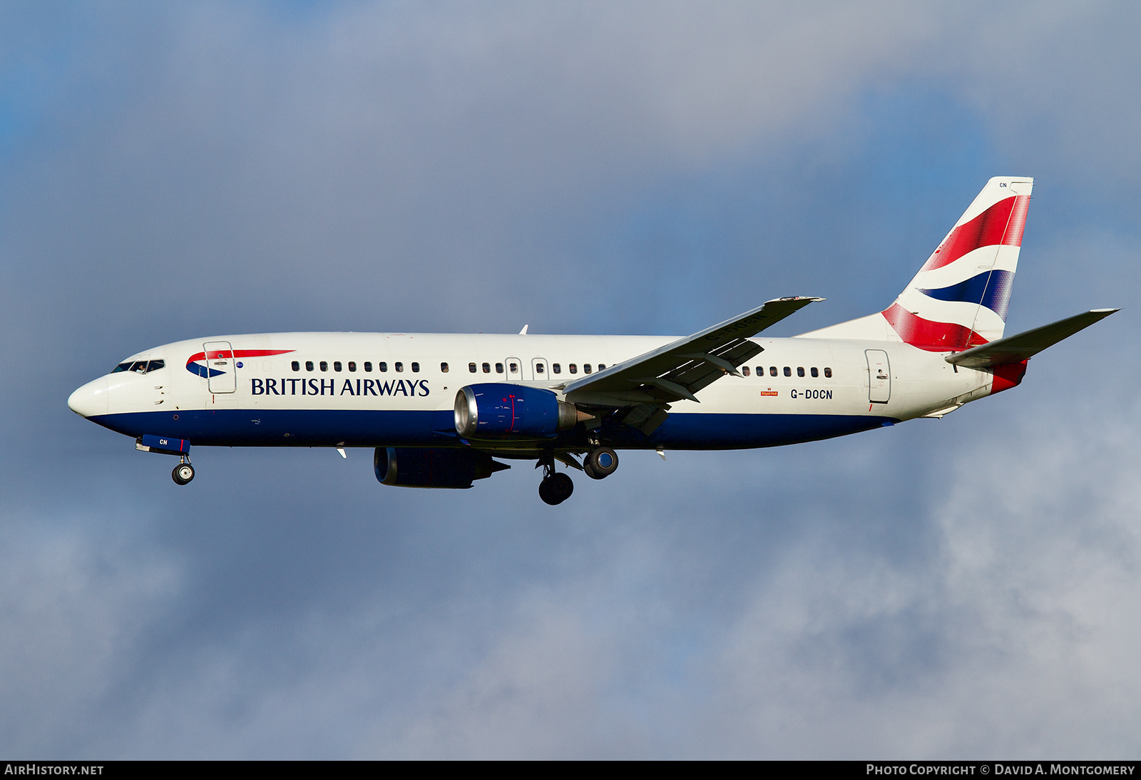 Aircraft Photo of G-DOCN | Boeing 737-436 | British Airways | AirHistory.net #739748