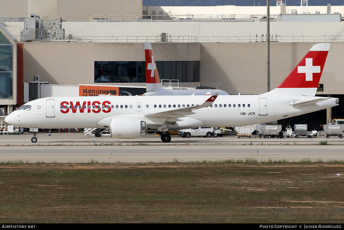 Aircraft Photo of HB-JCR | Airbus A220-371 (BD-500-1A11) | Swiss International Air Lines | AirHistory.net #739750