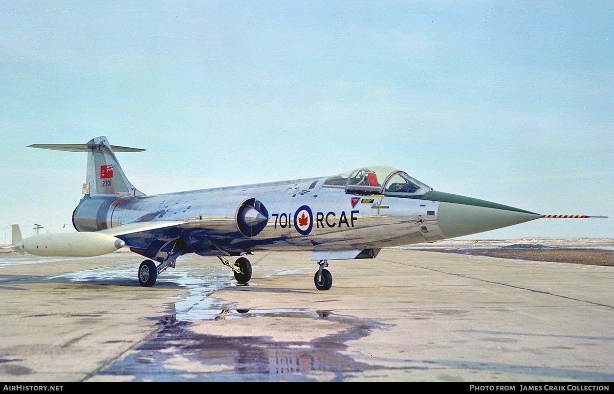 Aircraft Photo of 12701 | Canadair CF-104 Starfighter | Canada - Air Force | AirHistory.net #739781