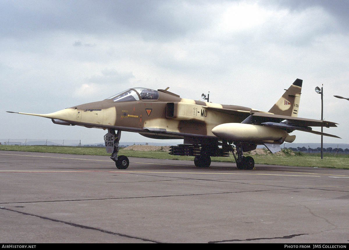 Aircraft Photo of A139 | Sepecat Jaguar A | France - Air Force | AirHistory.net #739789