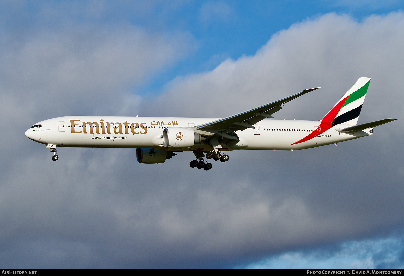 Aircraft Photo of A6-EGZ | Boeing 777-31H/ER | Emirates | AirHistory.net #739791
