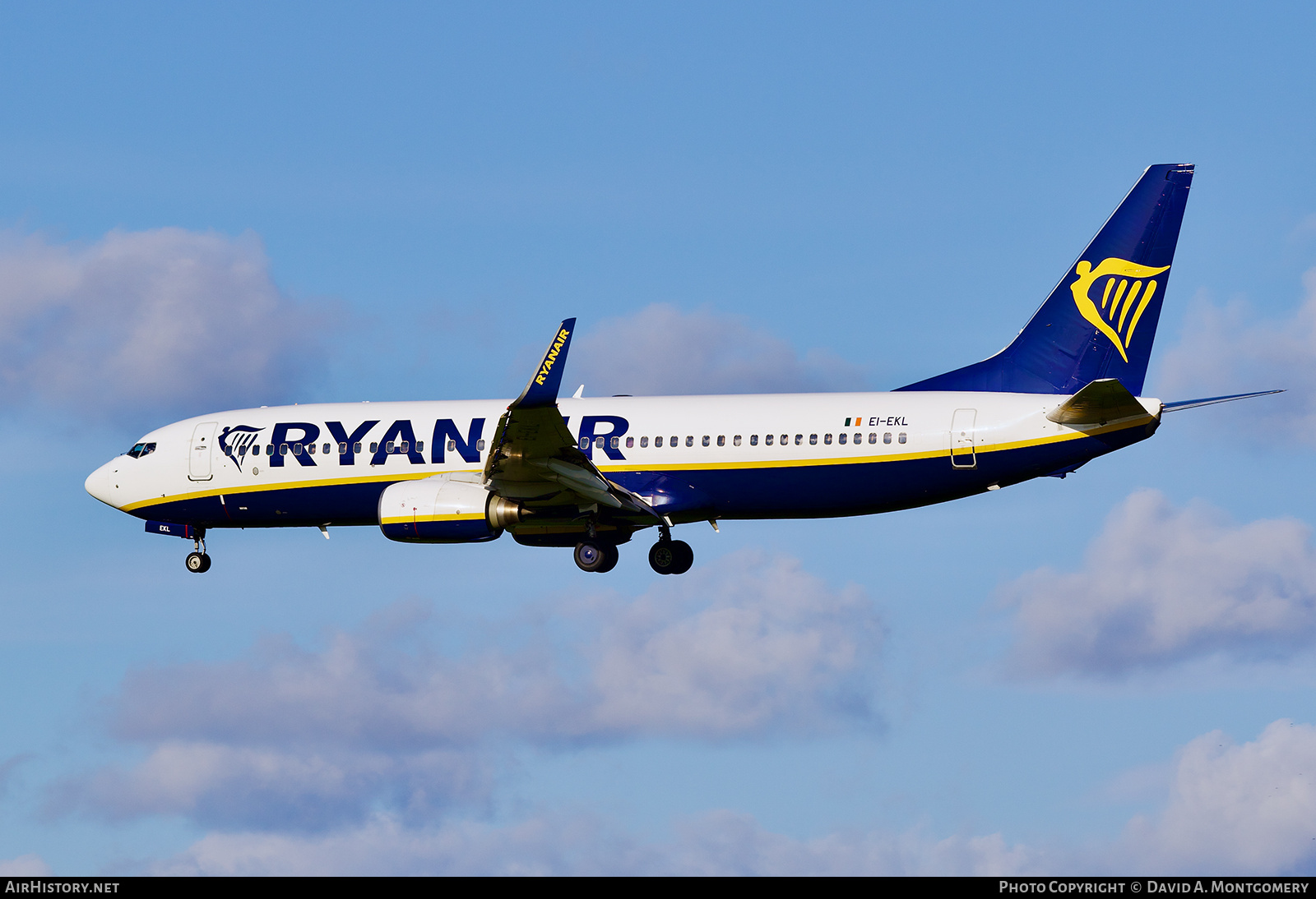 Aircraft Photo of EI-EKL | Boeing 737-8AS | Ryanair | AirHistory.net #739811