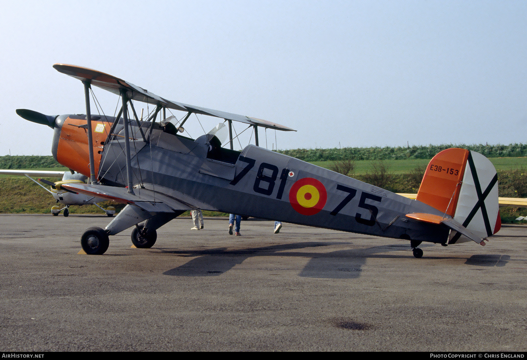 Aircraft Photo of G-BPTS / E3B-153 | CASA 1.131E Jungmann | Spain - Air Force | AirHistory.net #739892