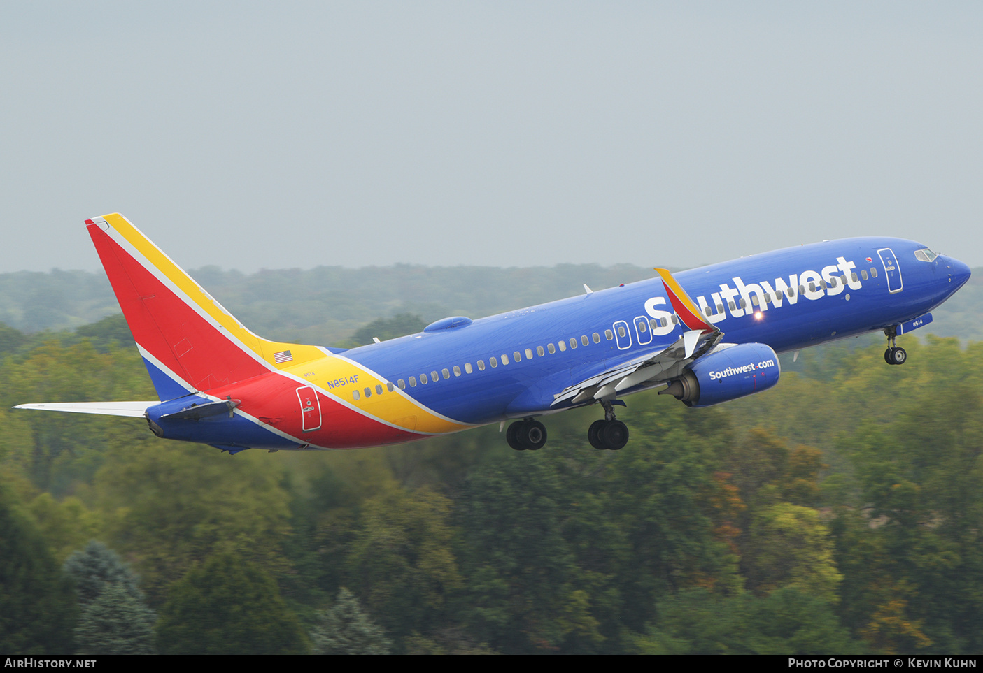 Aircraft Photo of N8514F | Boeing 737-800 | Southwest Airlines | AirHistory.net #739902