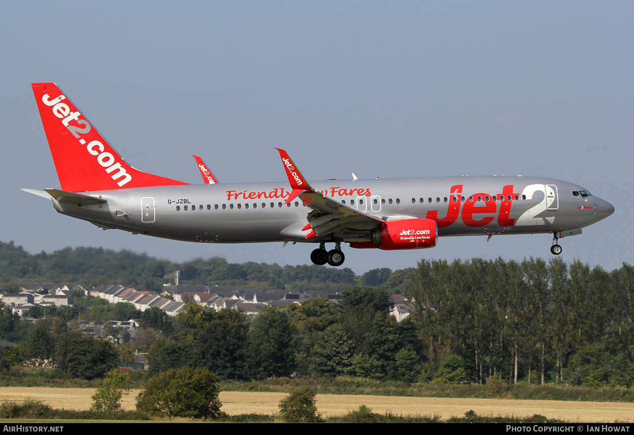 Aircraft Photo of G-JZBL | Boeing 737-800 | Jet2 | AirHistory.net #739986