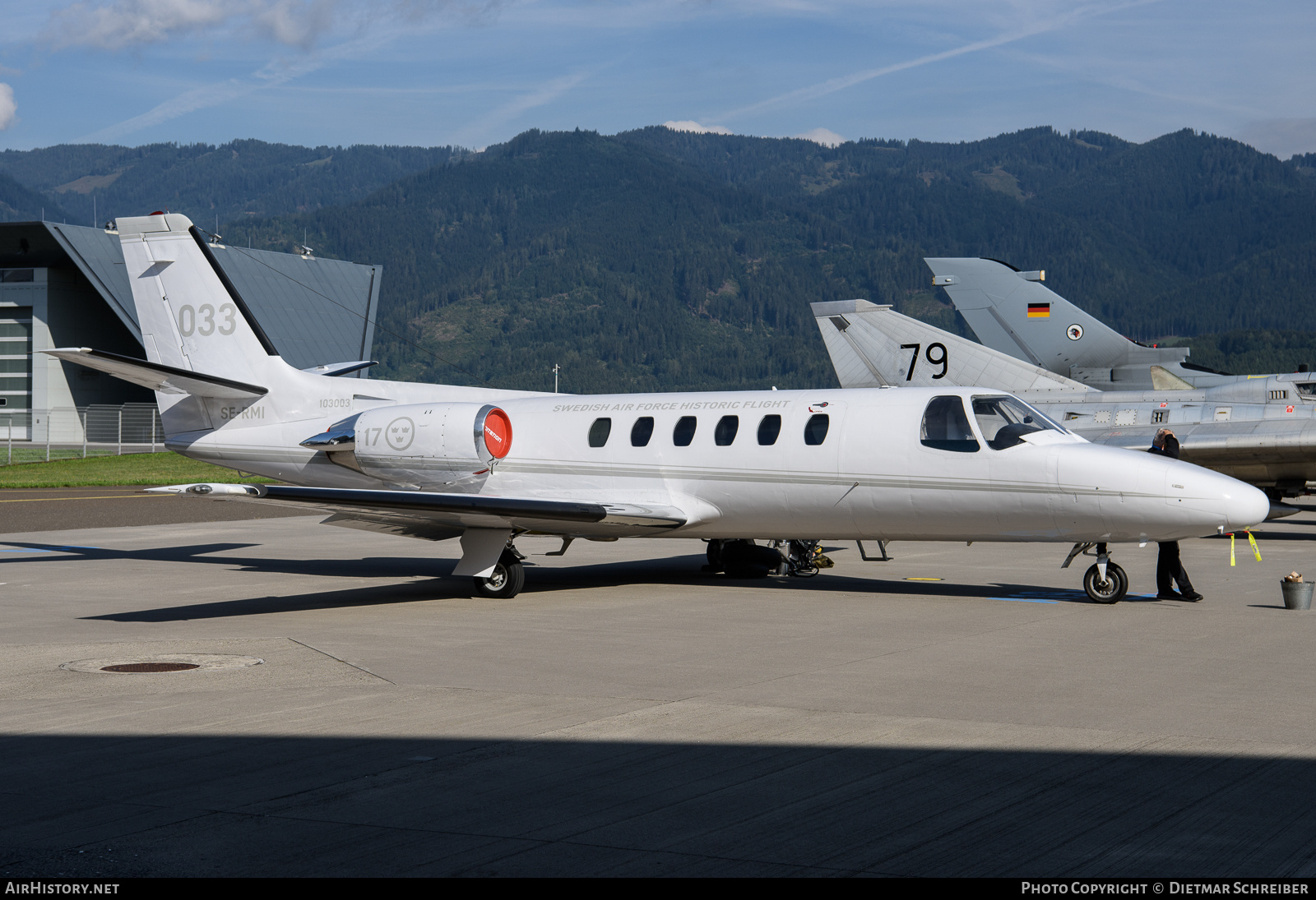 Aircraft Photo of SE-RMI / 103003 | Cessna 550 Citation Bravo | Swedish Air Force Historic Flight | Sweden - Air Force | AirHistory.net #740008