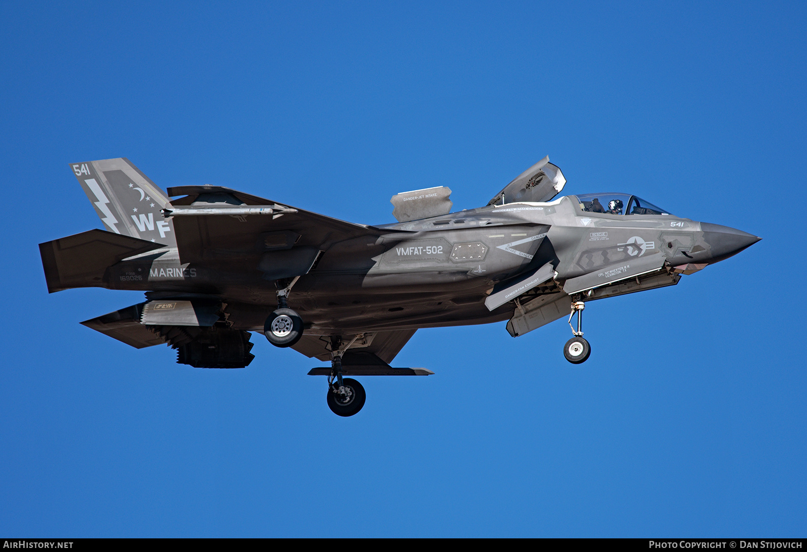 Aircraft Photo of 169026 | Lockheed Martin F-35B Lightning II | USA - Marines | AirHistory.net #740042