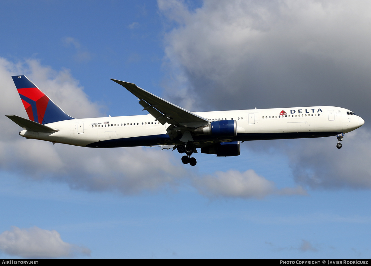 Aircraft Photo of N836MH | Boeing 767-432/ER | Delta Air Lines | AirHistory.net #740080