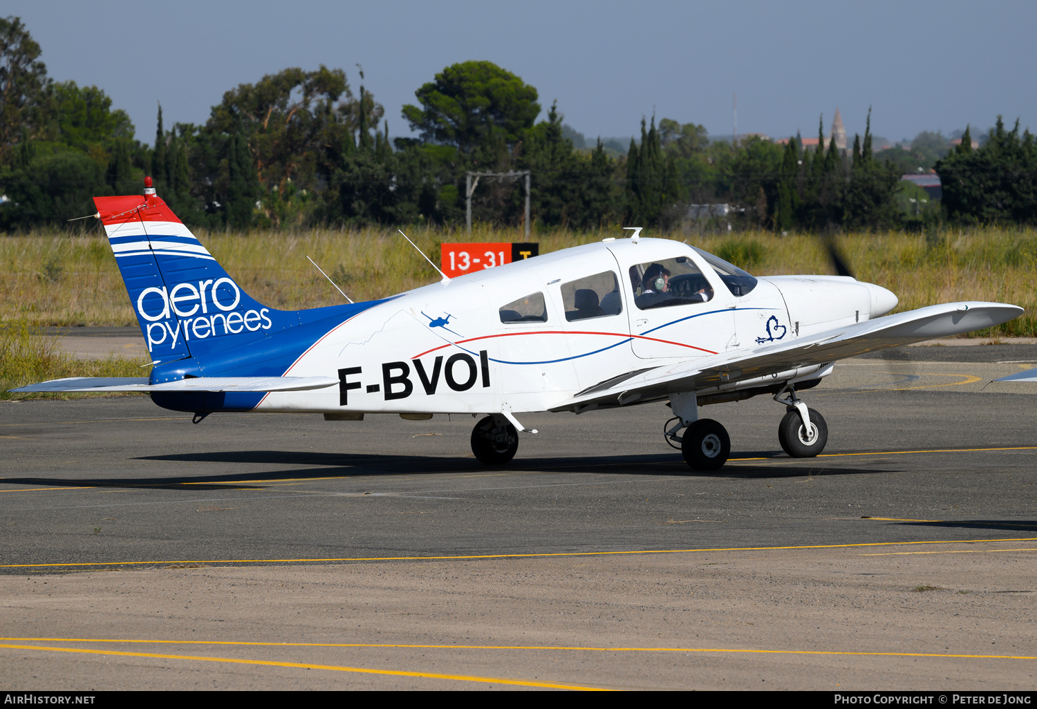 Aircraft Photo of F-BVOI | Piper PA-28-180 Cherokee Archer | Aero Pyrenees | AirHistory.net #740086