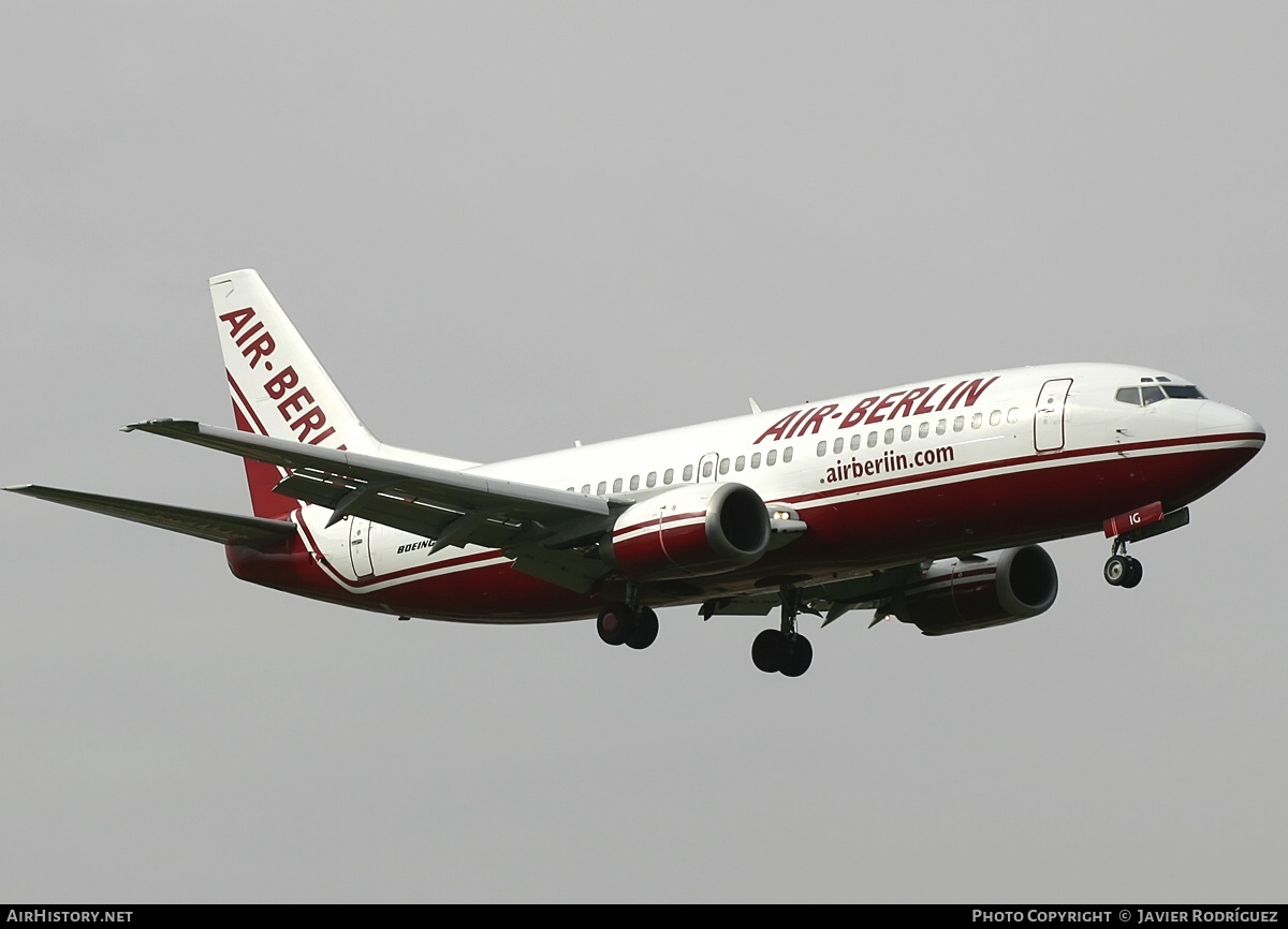 Aircraft Photo of D-ADIG | Boeing 737-3L9 | Air Berlin | AirHistory.net #740101