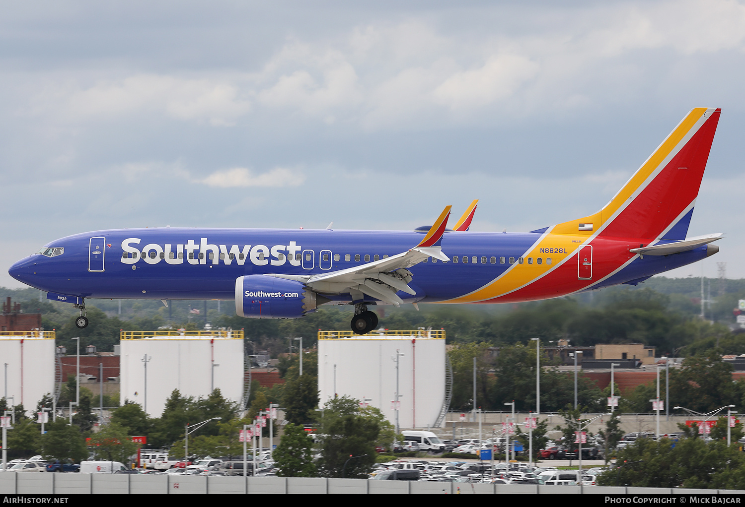 Aircraft Photo of N8828L | Boeing 737-8 Max 8 | Southwest Airlines | AirHistory.net #740120