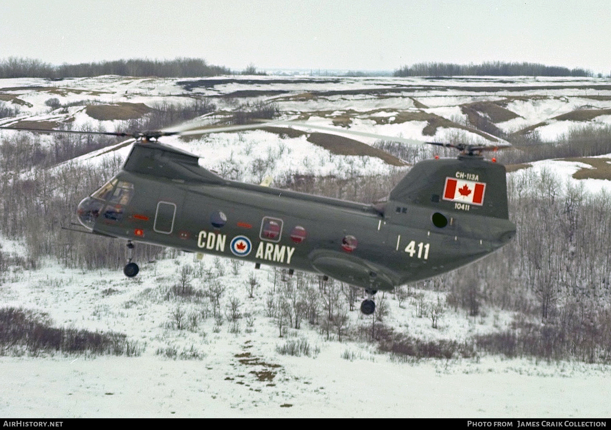 Aircraft Photo of 10411 | Boeing Vertol CH-113A Voyageur | Canada - Army | AirHistory.net #740133
