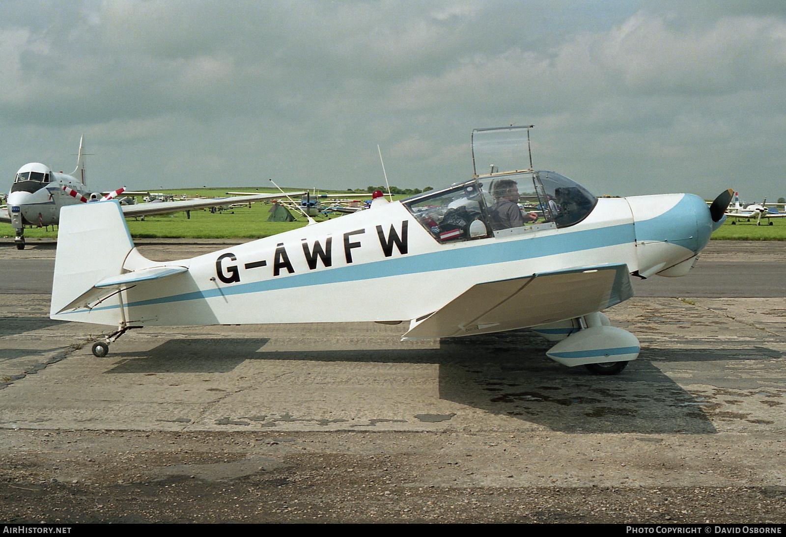 Aircraft Photo of G-AWFW | SAN Jodel D-117 | AirHistory.net #740154