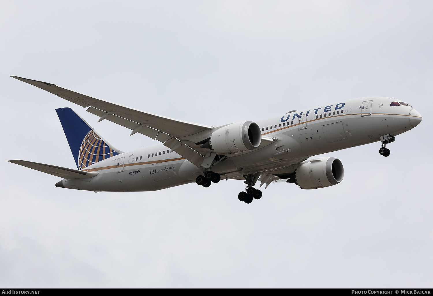Aircraft Photo of N26909 | Boeing 787-8 Dreamliner | United Airlines | AirHistory.net #740188
