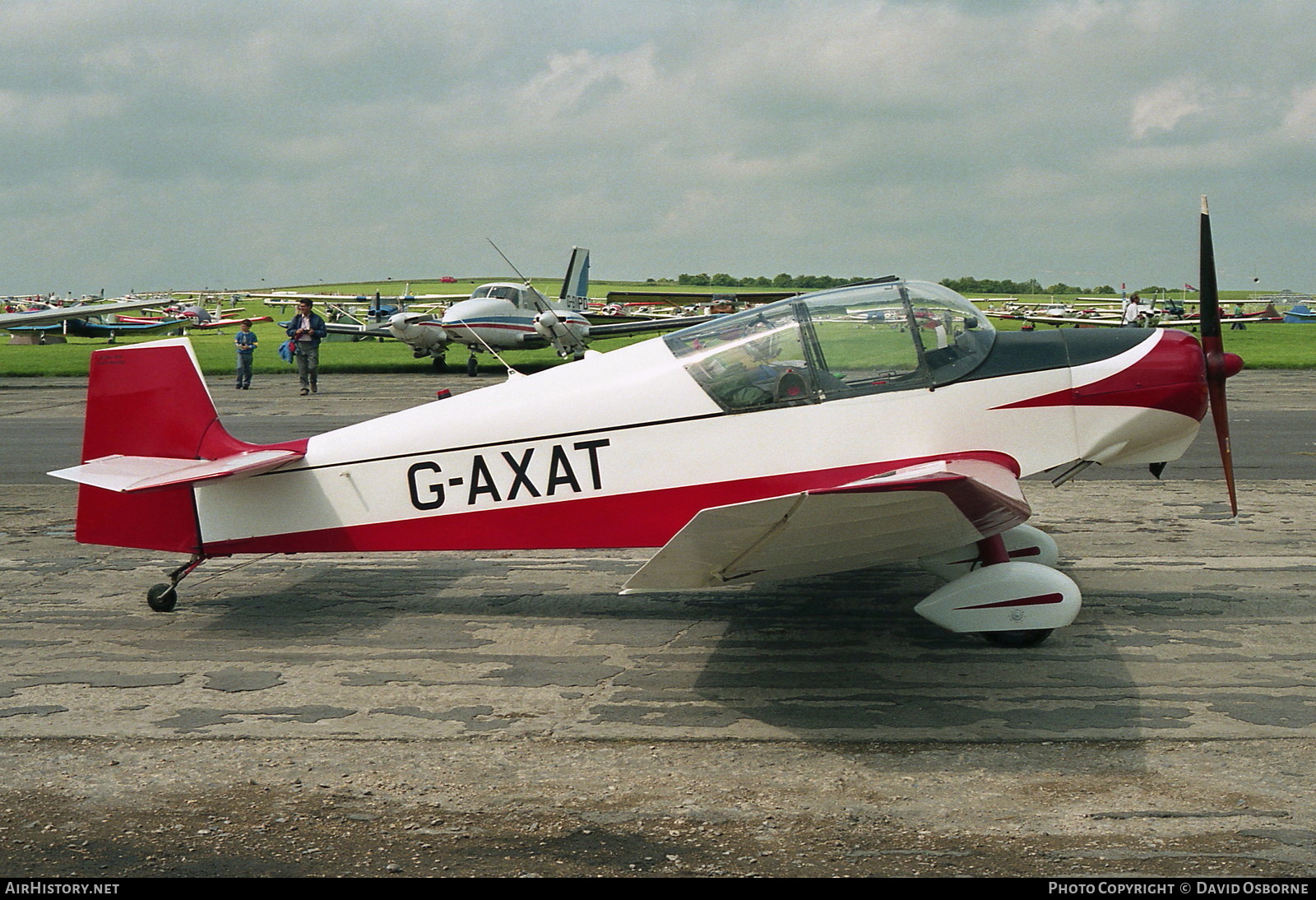 Aircraft Photo of G-AXAT | SAN Jodel D-117A | AirHistory.net #740201