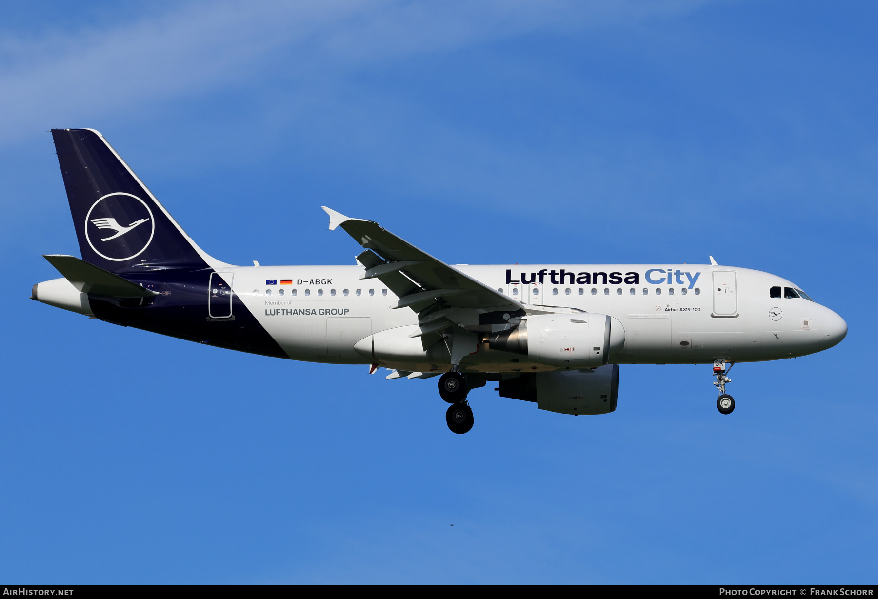 Aircraft Photo of D-ABGK | Airbus A319-112 | Lufthansa City | AirHistory.net #740207