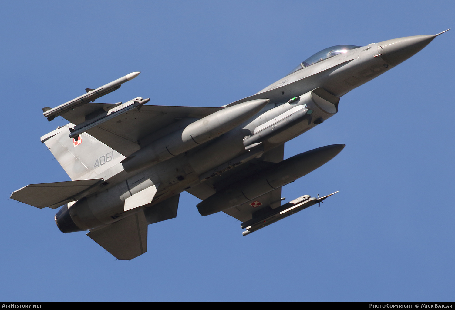 Aircraft Photo of 4061 | Lockheed Martin F-16CJ Fighting Falcon | Poland - Air Force | AirHistory.net #740211