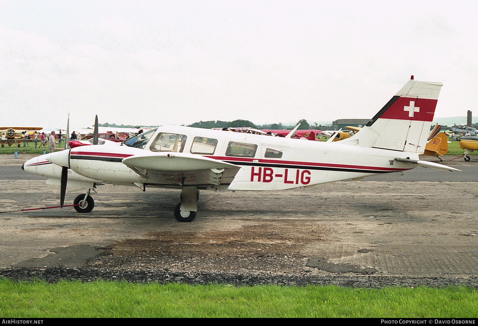 Aircraft Photo of HB-LIG | Piper PA-34-200T Seneca II | AirHistory.net #740219