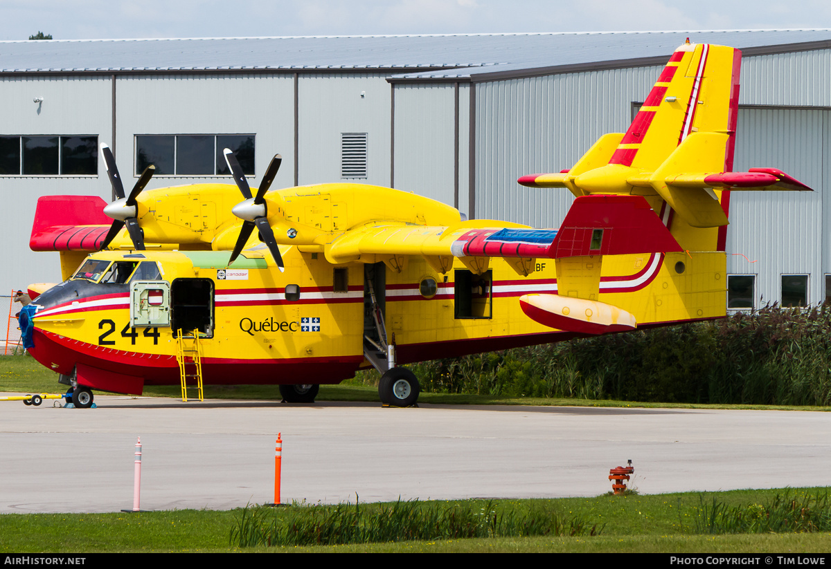 Aircraft Photo of C-GQBF | Canadair CL-415 (CL-215-6B11) | Gouvernement du Québec | AirHistory.net #740275