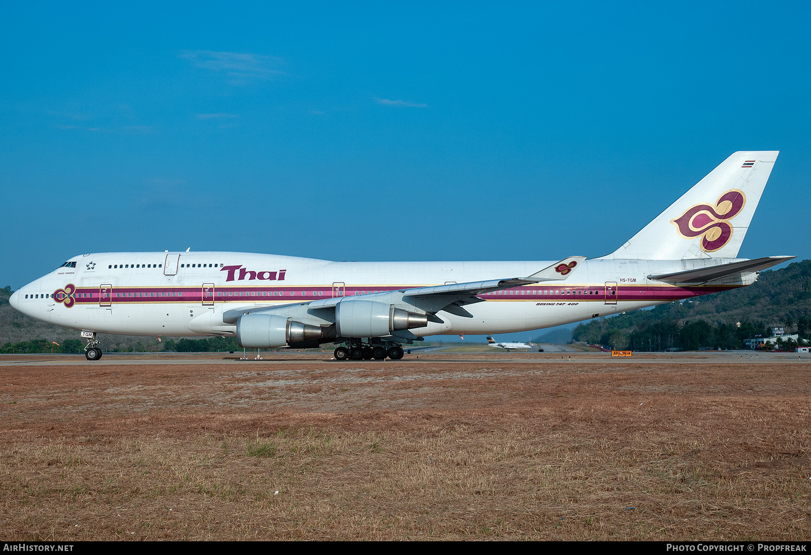 Aircraft Photo of HS-TGM | Boeing 747-4D7 | Thai Airways International | AirHistory.net #740309