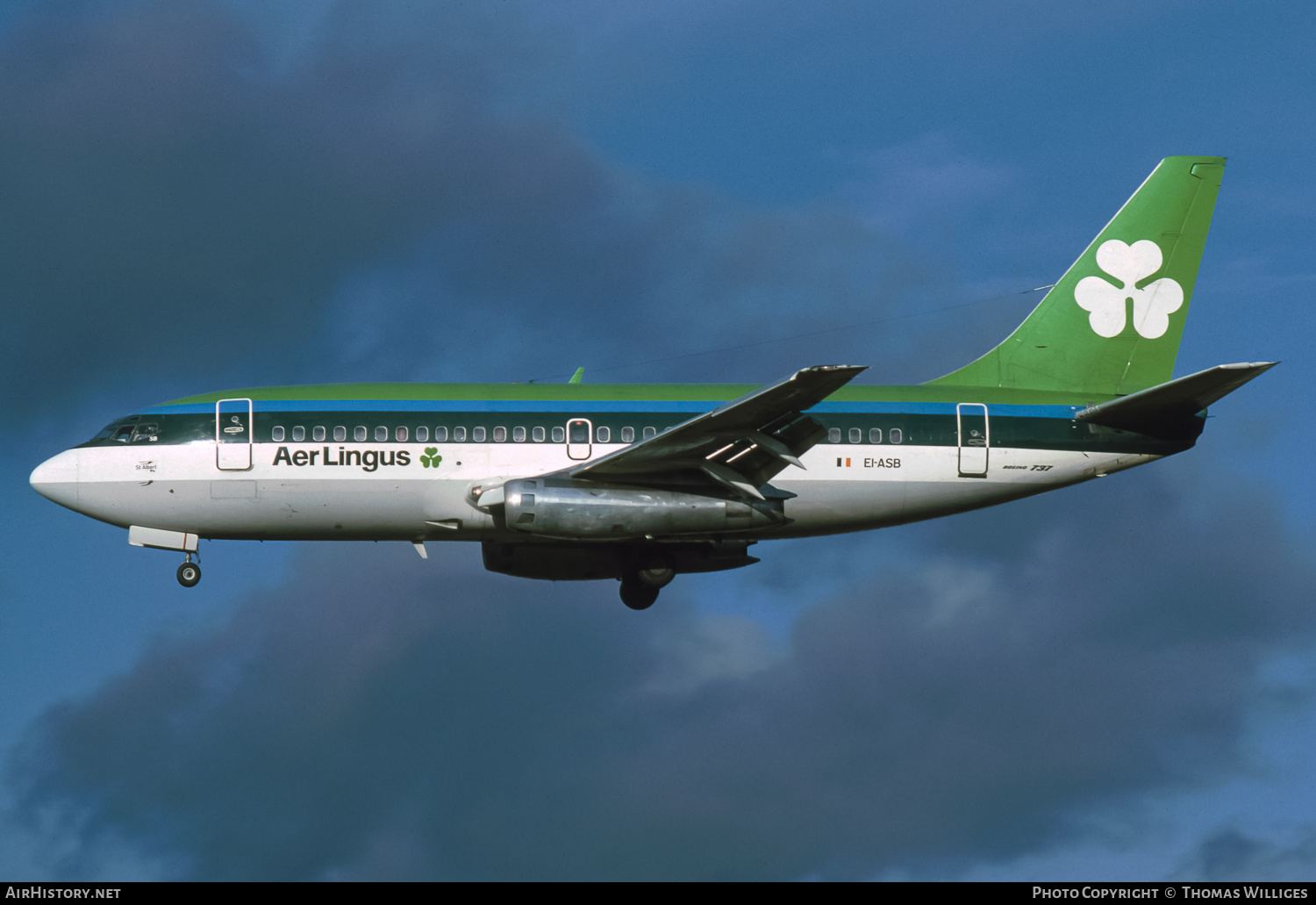 Aircraft Photo of EI-ASB | Boeing 737-248 | Aer Lingus | AirHistory.net #740310