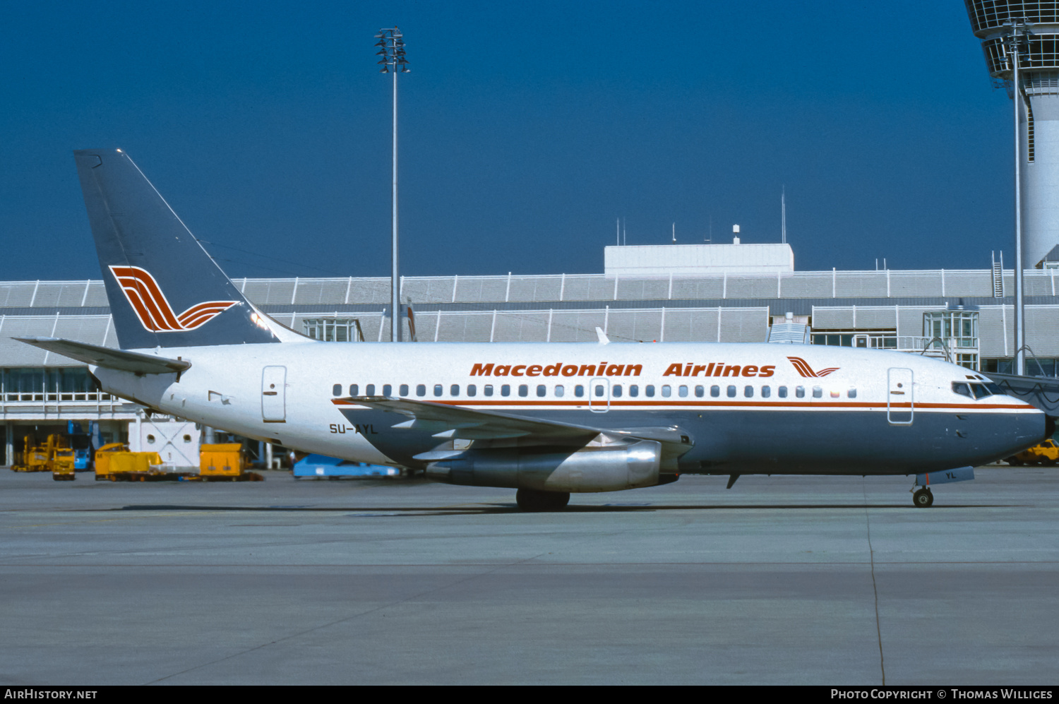 Aircraft Photo of SU-AYL | Boeing 737-266/Adv | MAT - Macedonian Airlines | AirHistory.net #740313