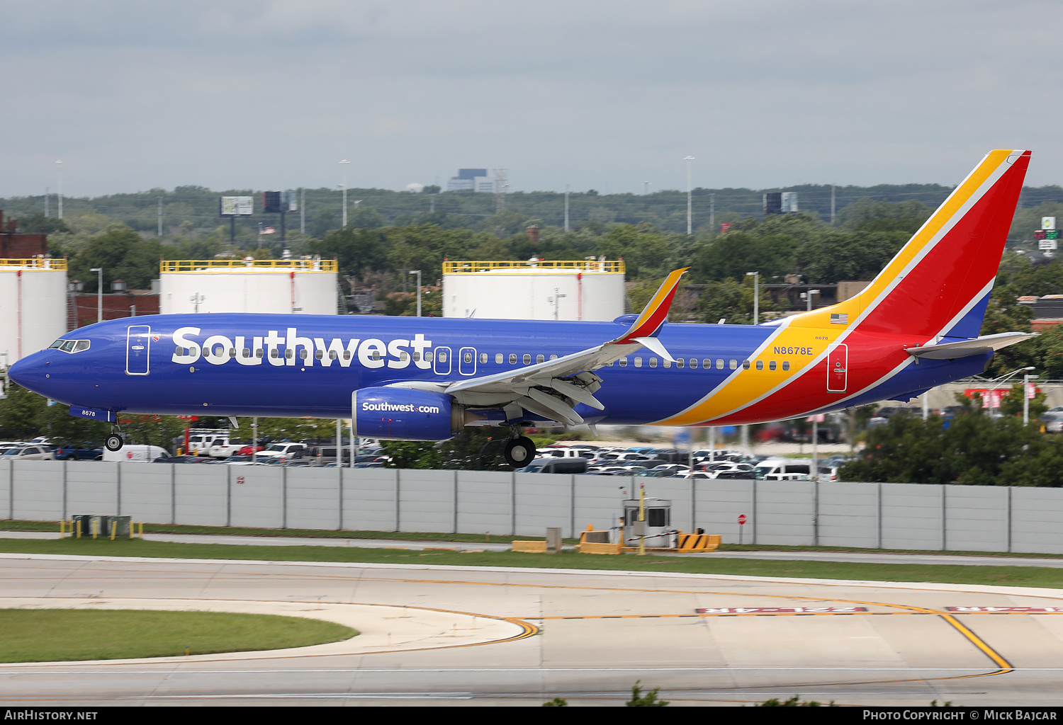 Aircraft Photo of N8678E | Boeing 737-8H4 | Southwest Airlines | AirHistory.net #740331