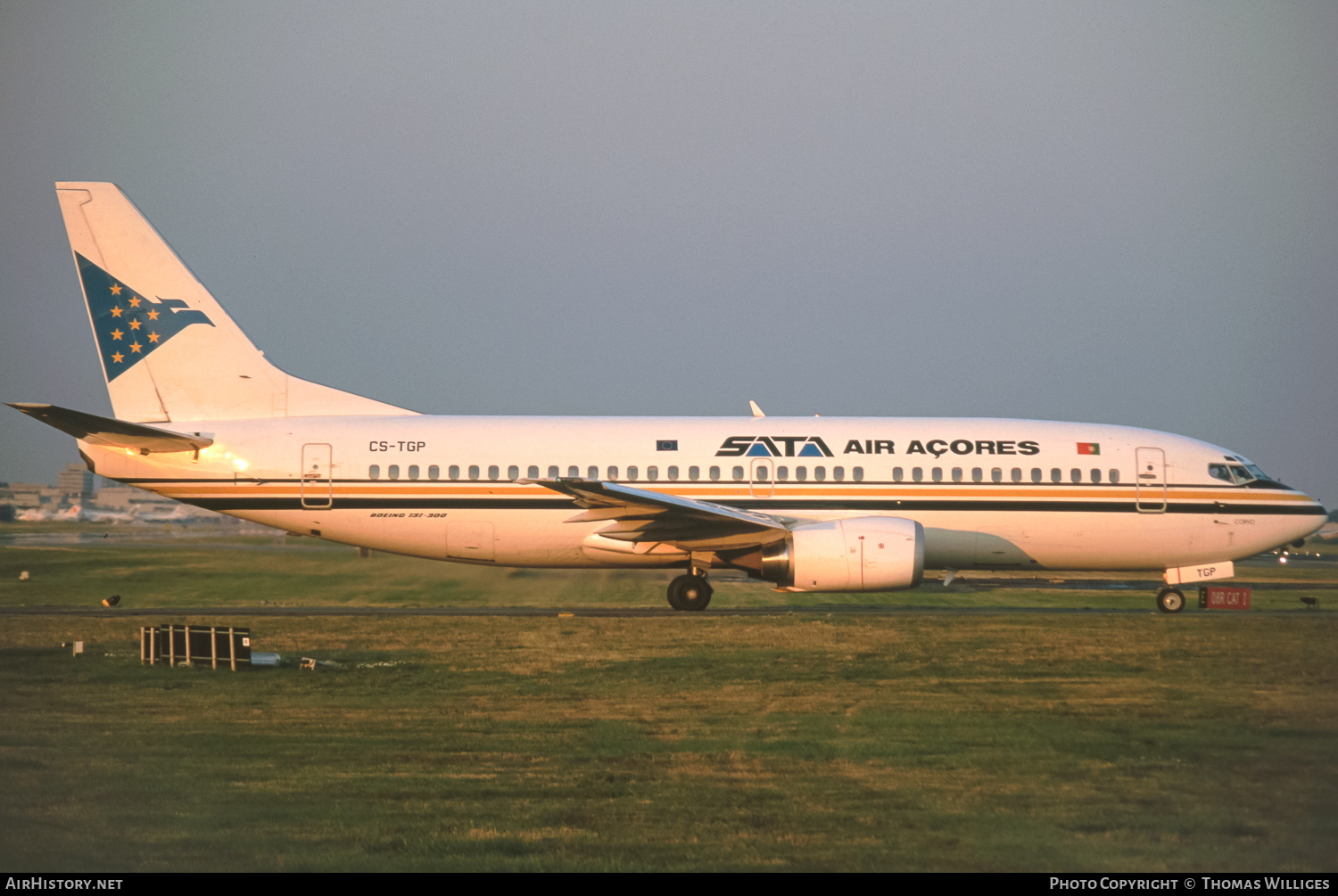 Aircraft Photo of CS-TGP | Boeing 737-3Q8 | SATA Air Açores | AirHistory.net #740340