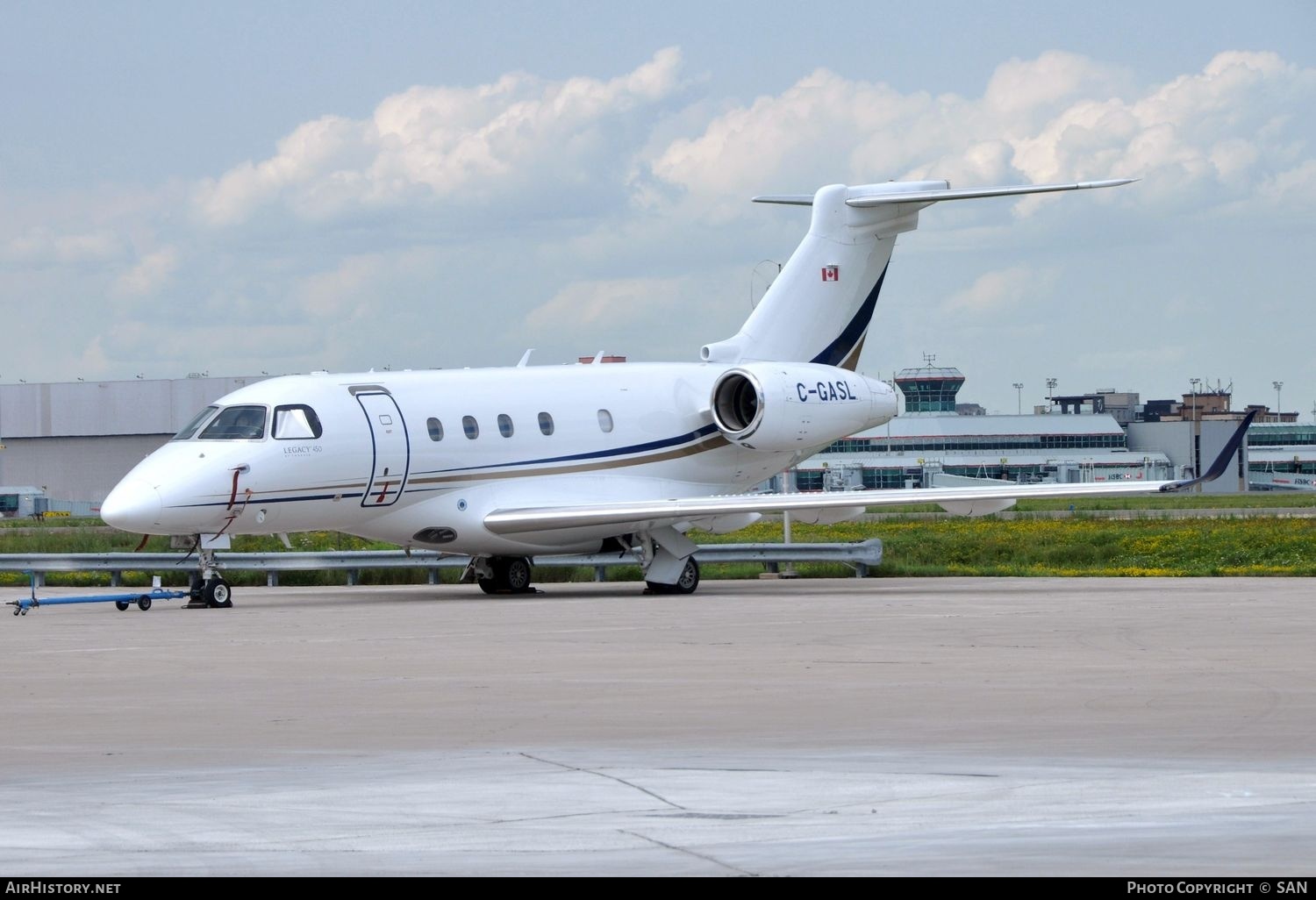 Aircraft Photo of C-GASL | Embraer EMB-545 Legacy 450 | AirHistory.net #740354