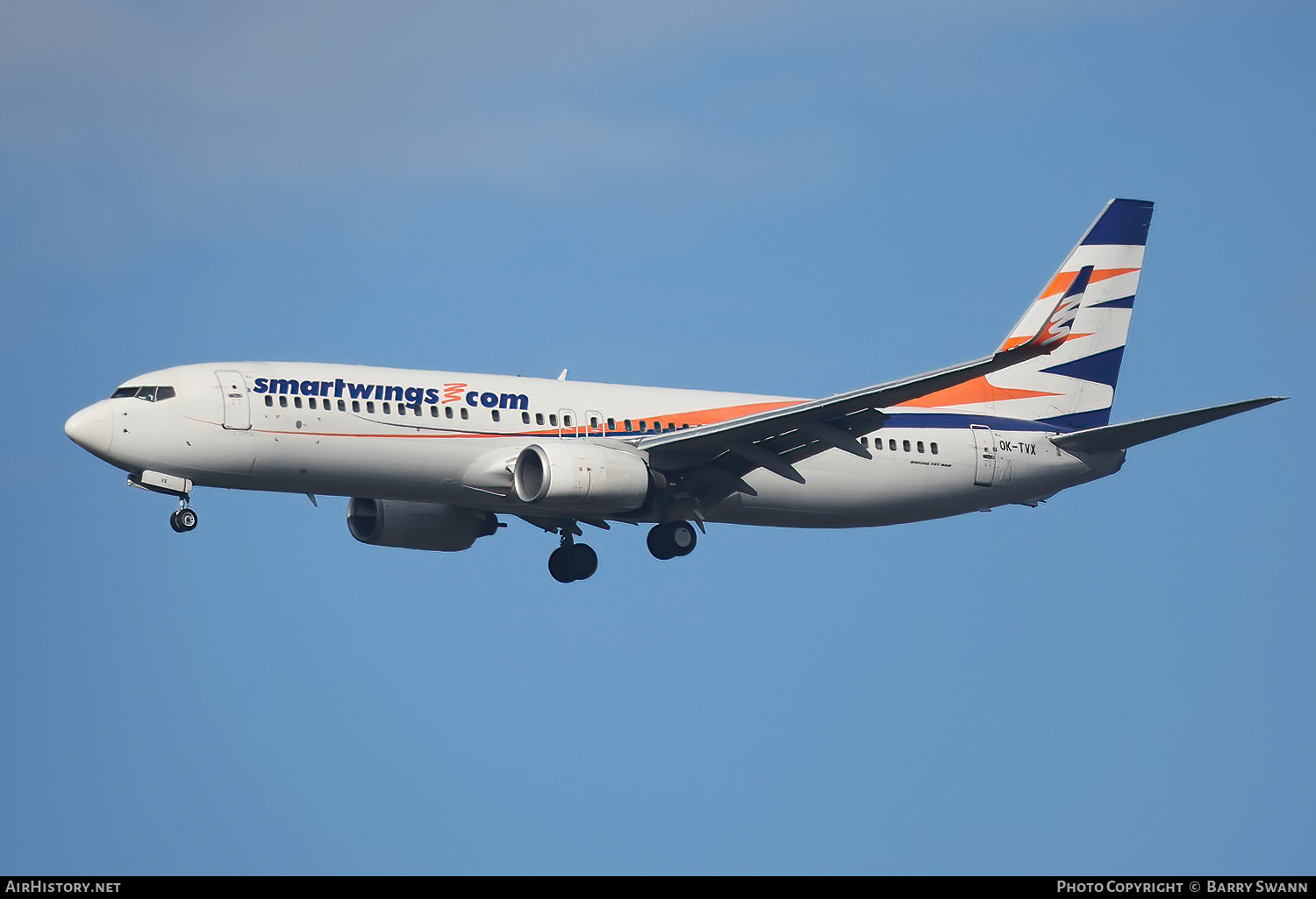 Aircraft Photo of OK-TVX | Boeing 737-8Z9 | Smartwings | AirHistory.net #740370