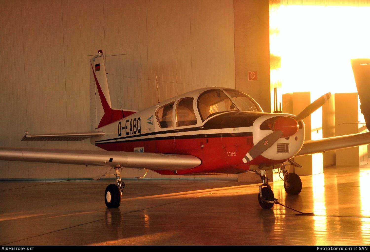 Aircraft Photo of D-EABQ | SIAI-Marchetti S-205-20R | AirHistory.net #740391