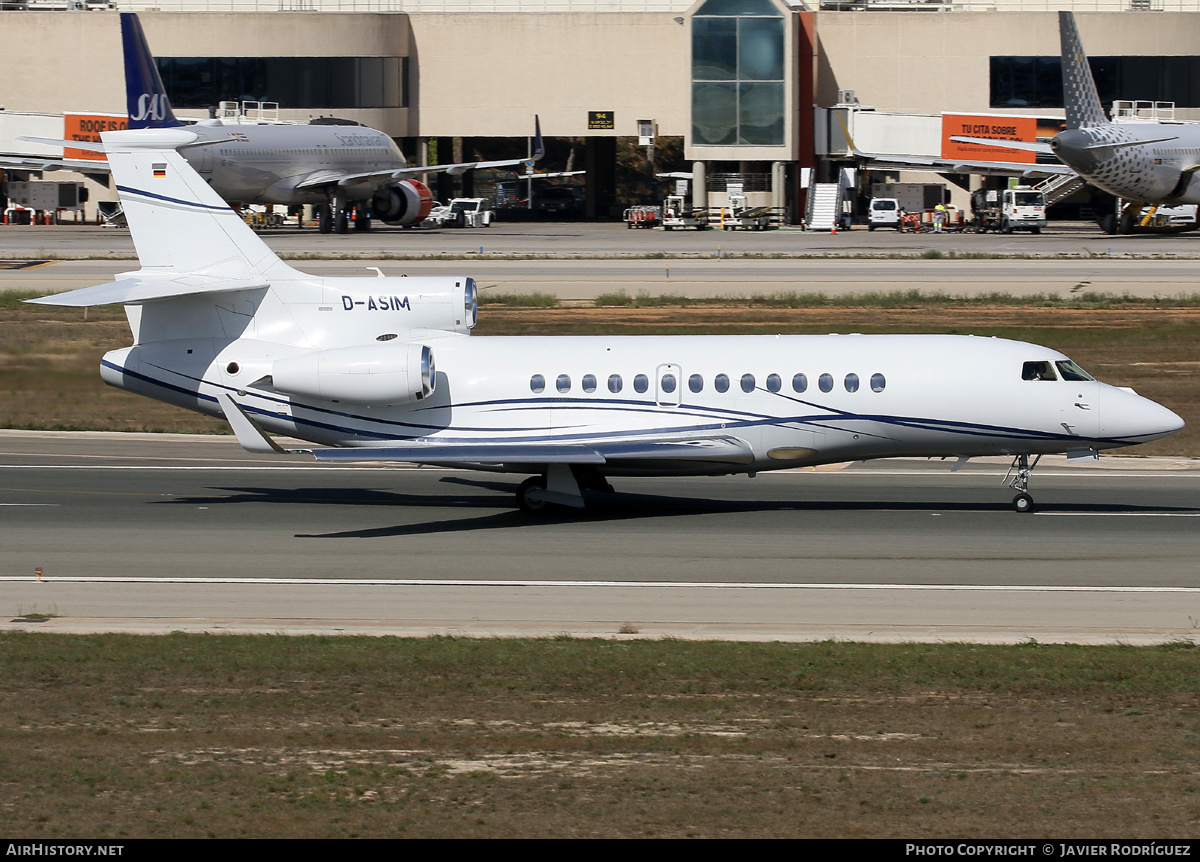 Aircraft Photo of D-ASIM | Dassault Falcon 7X | AirHistory.net #740412