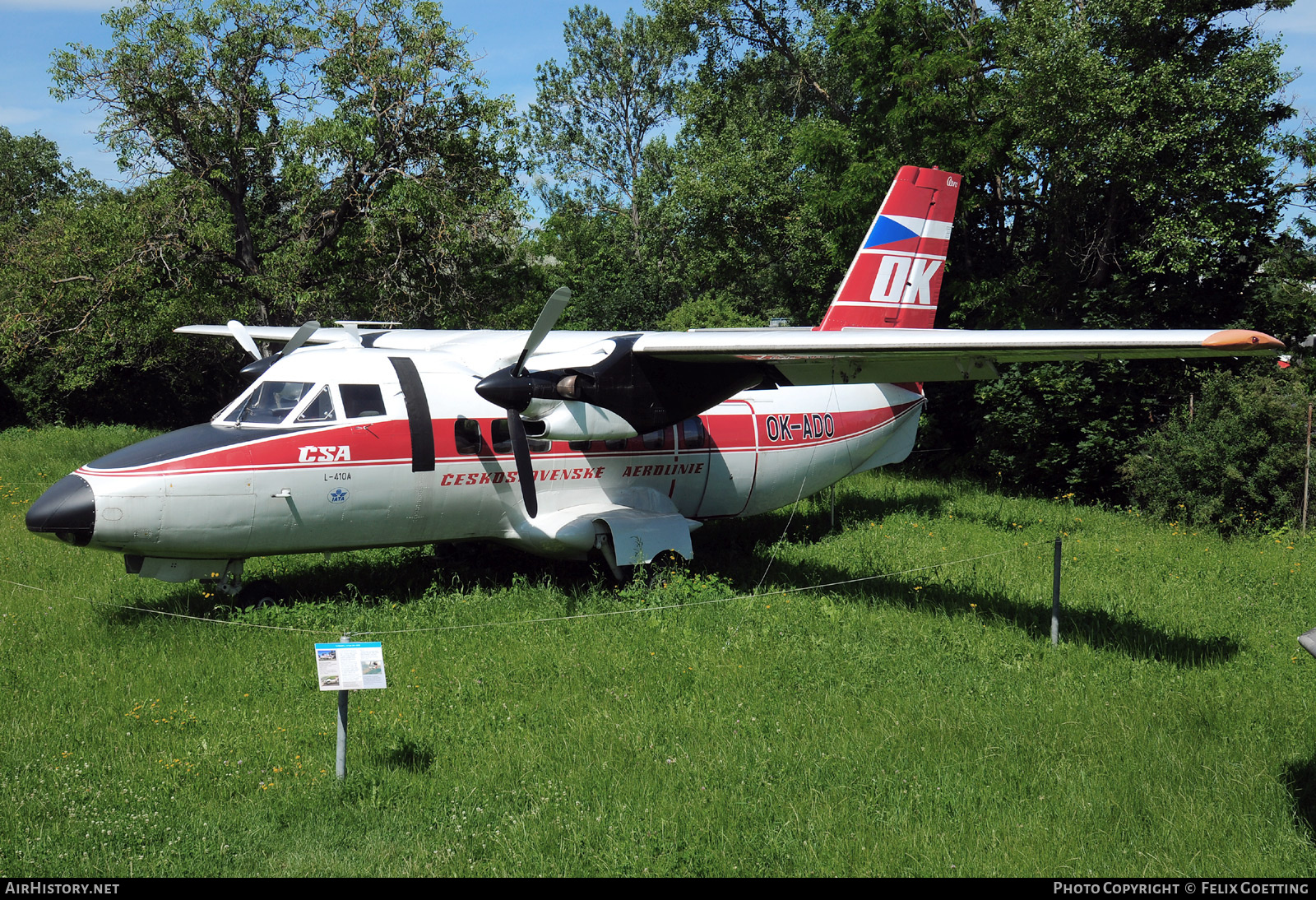 Aircraft Photo of OK-ADO | Let L-410 Turbolet | ČSA - Československé Aerolinie - Czechoslovak Airlines | AirHistory.net #740427