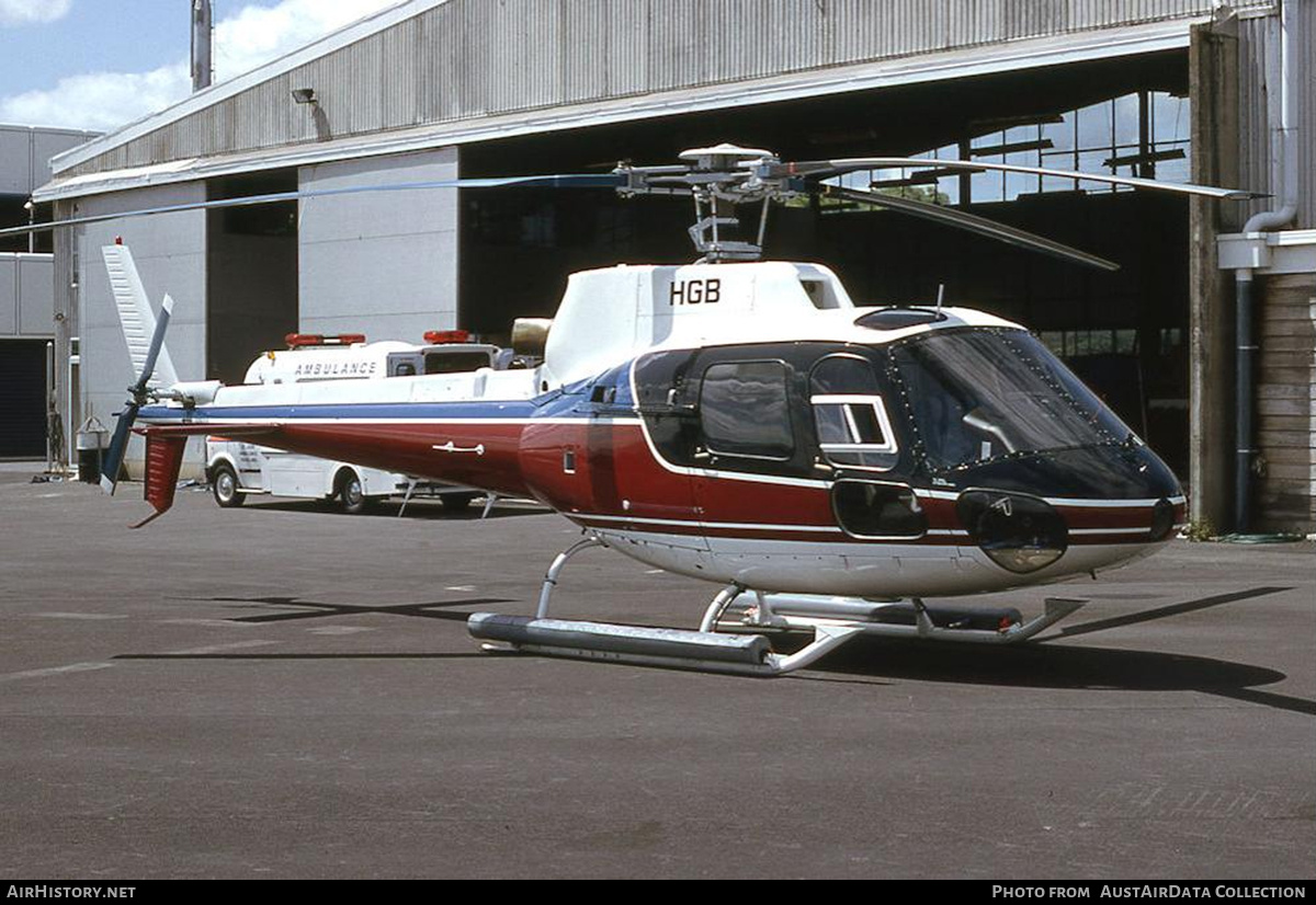 Aircraft Photo of ZK-HGB / HGB | Aerospatiale AS-350B Squirrel | AirHistory.net #740436