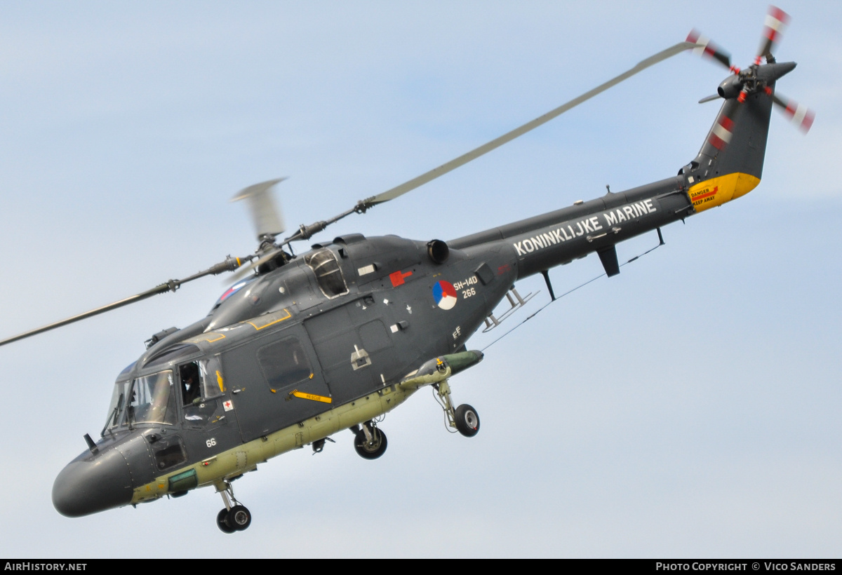 Aircraft Photo of 266 | Westland SH-14D Lynx (WG-13) | Netherlands - Navy | AirHistory.net #740455