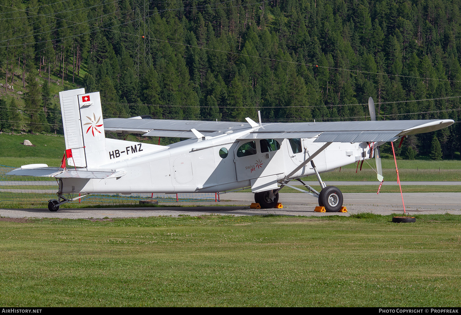 Aircraft Photo of HB-FMZ | Pilatus PC-6/B2-H4 Turbo Porter | Swiss Jet | AirHistory.net #740469