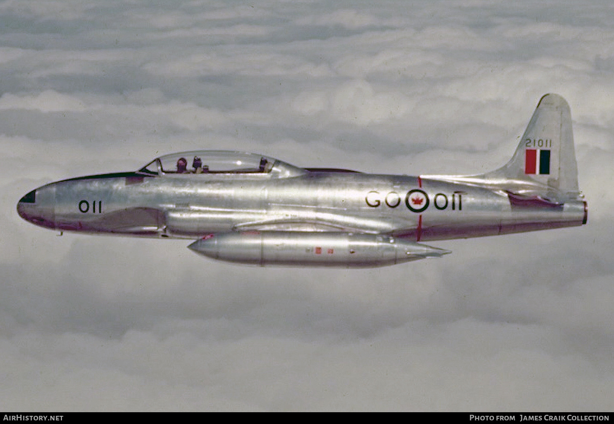 Aircraft Photo of 21011 | Canadair T-33AN Silver Star 3 | Canada - Air Force | AirHistory.net #740470