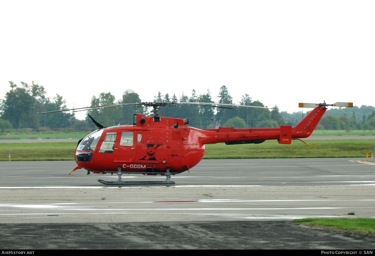 Aircraft Photo of C-GGGM | MBB BO-105S CDN BS-4 | ITPS - International Test Pilots School | AirHistory.net #740510